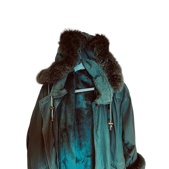 Vintage Ron Lee NY Oversize Sz Small Polyester Nylon Blend Coat Jacket - Picture 9 of 13